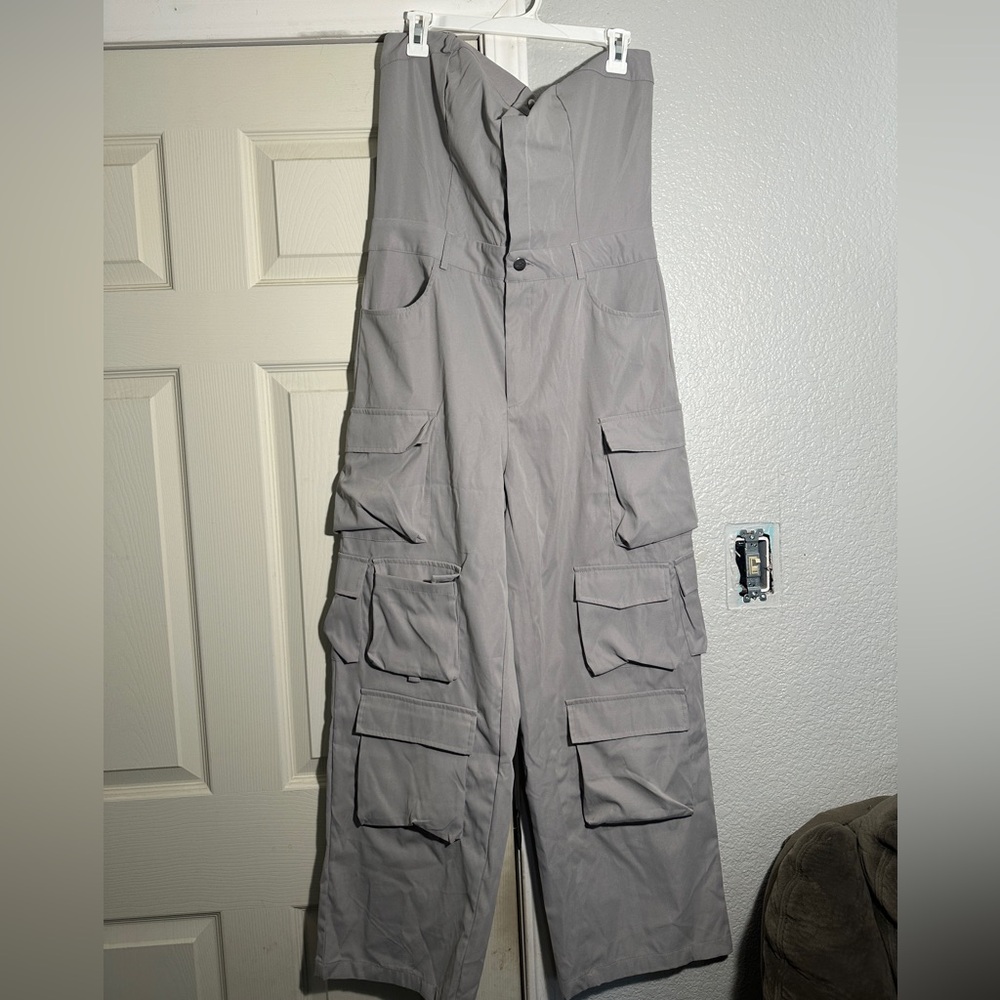 SHEIN Cargo Pants Style Jumpsuit